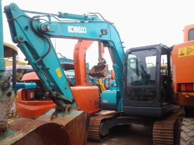 China el tipo móvil de la correa eslabonada utilizó el excavador del minicrawler de Kobelco SK75 con el motor hidráulico en segundo lugar en venta