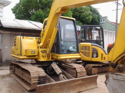 China el tipo móvil de la correa eslabonada utilizó el mini excavador de la correa eslabonada de KOMATSU PC60-7 Japón en venta