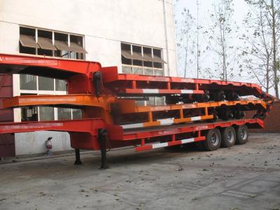 China niedriger Sattelschlepper Bett 50t 70t 100t mit niedrigem Lader der Qualität des Dreiachsenbaggers trailer.good zu verkaufen