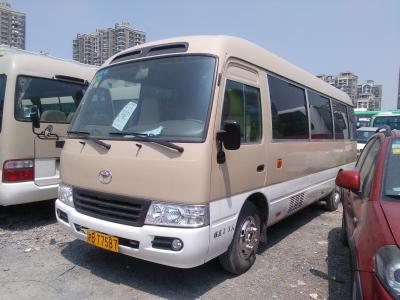 China used Toyota diesel coaster bus left hand drive   engine 4 cylinder  TOYOTA coaster bus for sale Te koop