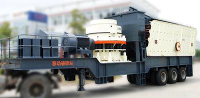 China Mobile Cone Crushing Station crushing screening plant mobile jaw crusher impact stone crusher stone crushing machinery Te koop