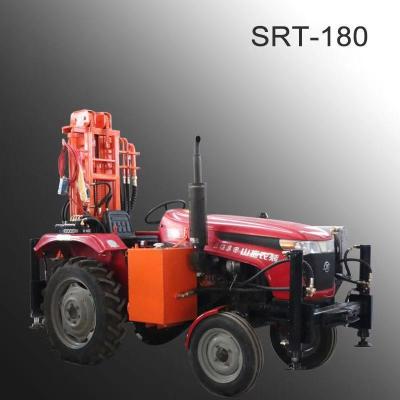 China 100m 120m 150m wheel tracto WATER WELL DRILLING RIG  shallow  water well drilling equipment trailer mounted drilling Te koop