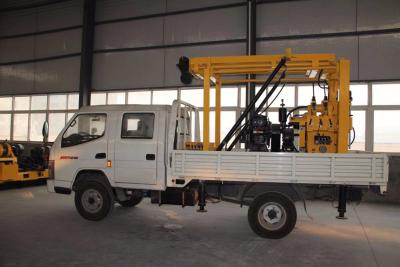 China mini truck STEEL TRACK CRAWLER WATER WELL DRILLING  machine portable truck mounted water well drilling rig Te koop