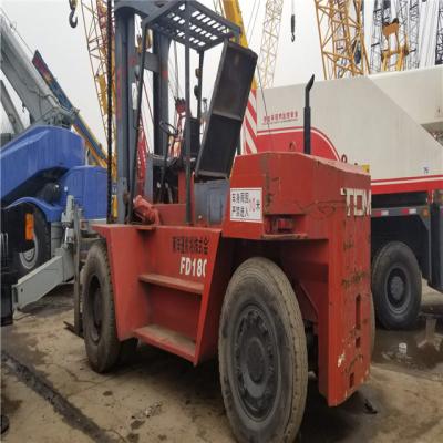 China Carretilla elevadora diesel de Used Forklift Japan Tcm 18ton Fd180 del viejo modelo con buenas condiciones de trabajo en venta