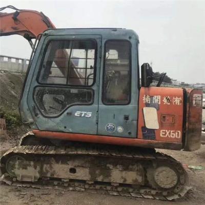 Chine Excavatrice utilisée de Hitachi Ex 60-2 d'excavatrice petite, excavatrice de chenille avec Isuzu Engine Made au Japon à vendre