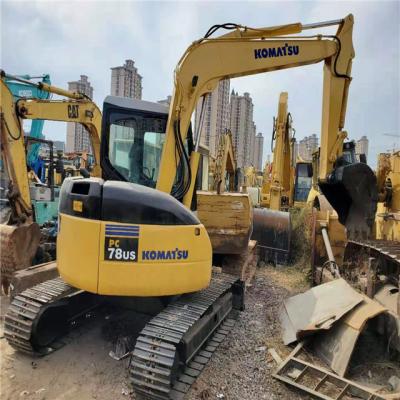 China Pequeño excavador usado Komats U PC78us Mini Crawler Excavator, excavador hidráulico con buen precio en venta