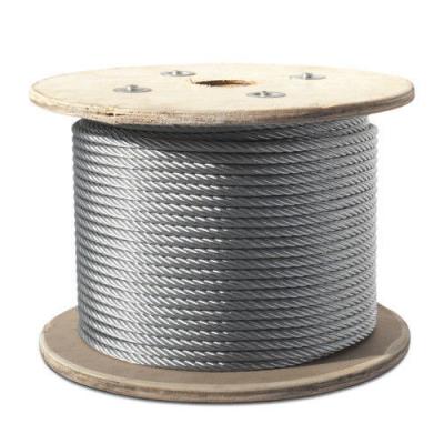 China Steel Wire Rope & Cable 316 Stainless Steel 1x19 Wire Rope With Architectural Construction Wholesale Price for sale