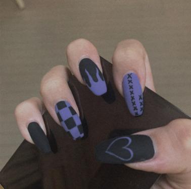 China 2021 Fashionable Private CIO Logo Acceptable Design Ballerina French Fake Nails Press On Nails for sale