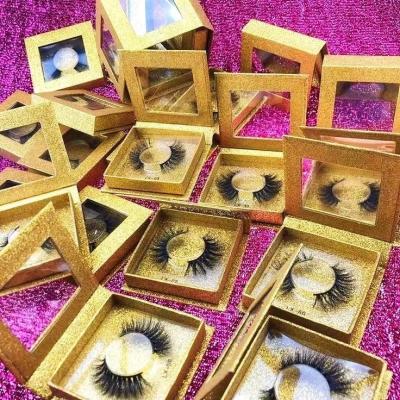 China Natural 3d mink eyelashes wholesale custom seller lashbox packaging acrylic clear 100% streak cases for sale