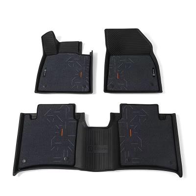 China Luxury TPE Floor Mats for Geely ZEEKR 001 FLOOR Position Genuine Leather Material for sale