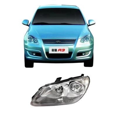 China Aluminum Chery A3 Headlight Assembly for Hatchback Front Light Original Auto Parts for sale