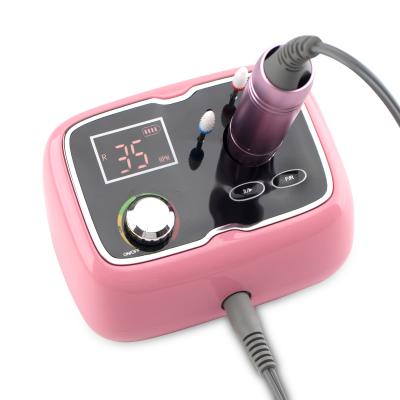 China Misbeauty Professional Electric Drinking Refill Manicure Tools Pedestal Auger Nail Drill Grinding Machine About 13cm*14cm*9cm for sale