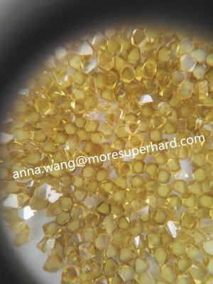 China industry use single crystal synthetic diamond / HPHT Monocrystal diamond 4x3x1.7 for sale