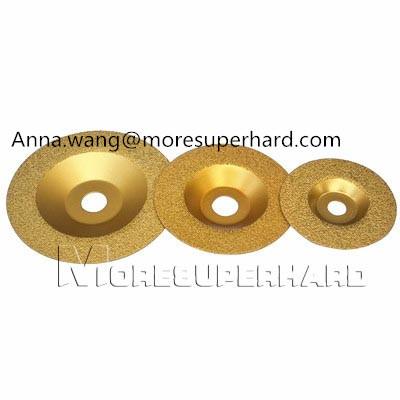 China Vacuum Brazed Diamond Grinding Wheel,vacuum brazed granite edge for stone for sale