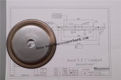 China Rotary Diamond Dresser with CVD Dressing Rollers diamond dressing roller,Diamond Roll Dresser for sale