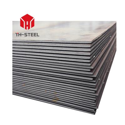 China Boiler Plate 600-1500mm Q235,Q235b,Q345,A36,SS400 Black MS Hot Rolled Carbon Steel Plate for Building Material for sale