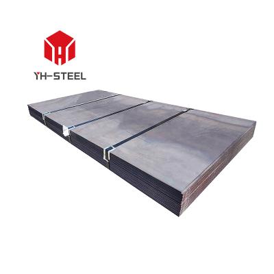 China Boiler Plate SS400 600-1500mm  Black MS Hot Rolled Carbon Steel Plate for Building Material for sale