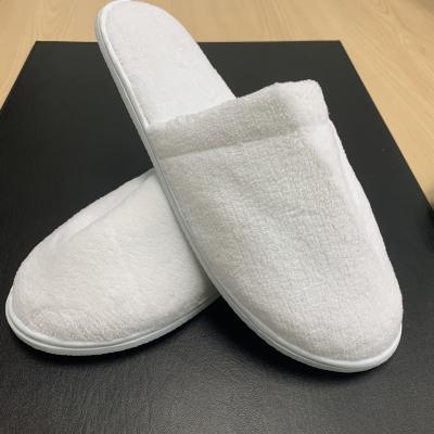 China Sweat-absorbent Velor Terry Hotel Slipper Disposable Quality Hotel Amenities for sale