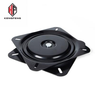 China Low Noise Furniture Hardware Bar Stool Replacement Swivel Plate Square Swivel Plates Mechanism For Chair 152mm for sale