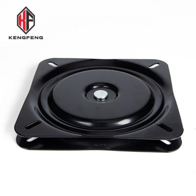 China Low noise hot sale modern design 200mm barstool parts swivel plates metal ball bearing barstool turntable swivel plates for sale