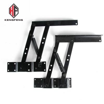 China Foldable Lift Table Top Bracket Coffee Table Lift Up Top Bracket Furniture Frame Adjustable Spring Lifting Brackets For Table for sale