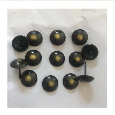 China Factory Wholesale Price Plotted Flat Push Pins Decorative Furniture Sofa Nail for sale