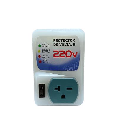 China TV/DVD/PC/Fridge/Freezer/Fax/HI-FI/Laptops/Mobile Phones Refrigerator Air Conditioner Voltage Surge Protector 120V 220V Single Phase AC Plug 140V/265V/American Standard Plug 120V220V for sale