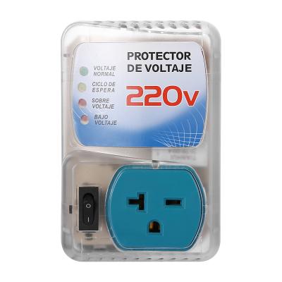 China Household Ac220 Single Phase Mains Refrigerator High Voltage Surge Protector for sale