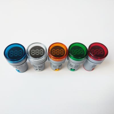 China Industrial Led Gauge 22mm Digital Mini AC 20V 500V Voltage Meter for sale