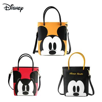 China Fashion Disney Mickey Mouse Handbag PU Genuine Cross - Body Bag Large Capacity Shoulder Bag For Woman for sale