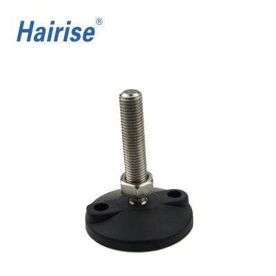 China Hairise HarP738 Material Nylon+SUS304 Fixed Support Series Hinged Adjustable Conveyor Leveling Feet for sale