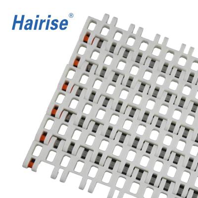 China Hairise 2541 Line Limit Belt Conveyor Modular Type Of Beverage / Food 1005 Plastic Plates With ISO for sale