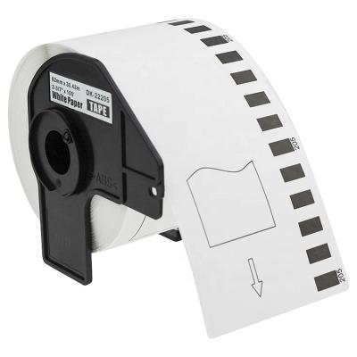 China Compatible Brother DK-22205 Roll Tape DK22205 Heat Sensitive Paper Label Printer DK Rolls 62mm x 8m for sale