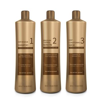 China 2021 Hot Selling Shampoo Keratin Straightening Shampoo Conditioner Keratin Treatment Dispenser Keratin Hair Mask for sale