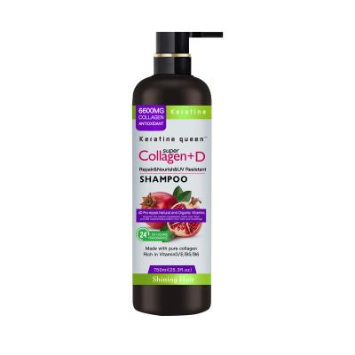 China OEM&ODM Manufacturer Hair Care Red Regenerating Pomegranate Repairing 1000ml Non-Silicone Nourishing Hair Shampoo for sale