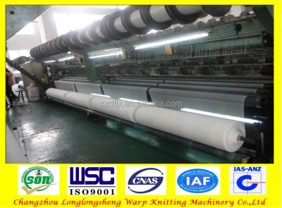 China diy knotless warp monofilament polyester mosquito net knitting machine à venda