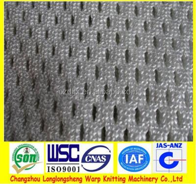 China 100% Polyester Warp Mesh Lining Fabric For Sportswear Football Jersey T-shirt Machine zu verkaufen