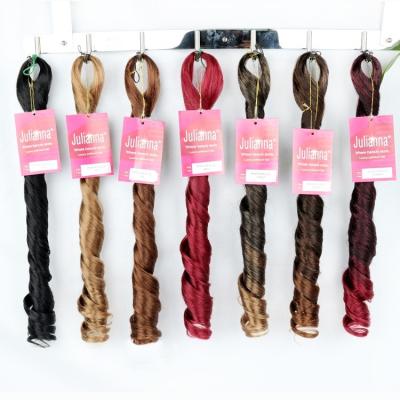 China Hot Selling Style 24inch Pony Hair Julianna Yaki Pony Braiding Hair Yaki Braiding Hair Women Color Synthetic Fiber Yaki Perm Hair for sale