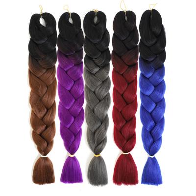 China Wholesale Hair 32inch 165g Ultra Premium Synthetic Hair Synthetic Jumbo Braid Hair Premium Jumbo Braid Hair for sale