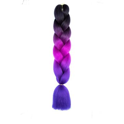 China Wholesale Cheap Jumbo Braid Hair 24inch 100gram Julianna Crochet Hair High Temperature Fiber For Afro Salon Jumbo Braid for sale