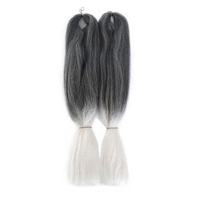 China Wholesale 85g 26inches 100% Synthetic Braiding Hair Ombre Kanekalon Fiber Jumbo Braid Synthetic Hair for sale