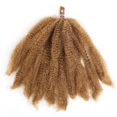 China KANEKALON FIBER 24 Inch Kanekalon Marley Braid Fiber Premium Afro Curly Bulk Synthetic Hair for sale