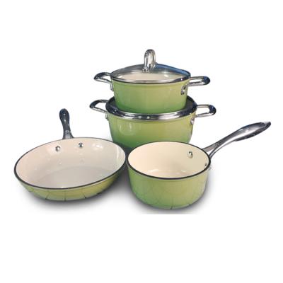 China New Design Lightweight Cast Iron Cookware F Type Set Viable for sale