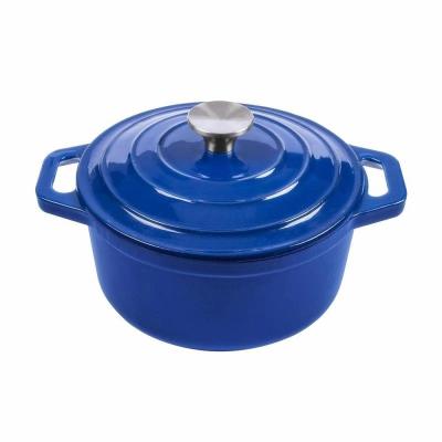 China Viable Factory Directly Wholesale Muti Red Black White Blue Color Enameled Dutch Oven Pot for sale