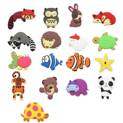 China Wholesale Cute Design Animal Fridge Stickers Custom PVC Fridge Magnets for sale