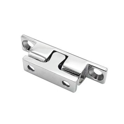 China Strong Compression Cam Lock Door Catch Stainless Steel Magnetic Latch Satin Cabinet Furniture Door Square Ball Hook for sale