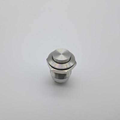 China 12mm Mounting Dimension IP67 Waterproof Protection Stainless Steel Push Button Switch PBS- NO 0AM 10 - OS for sale