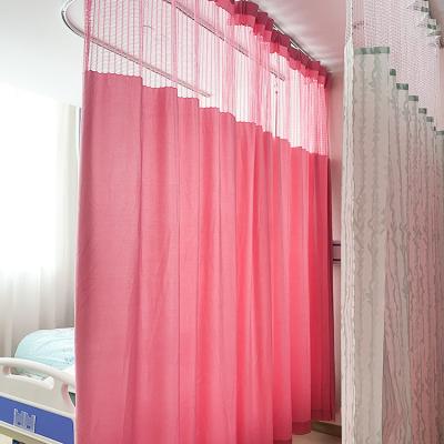 China Custom Blackout Polyester Warp Jacquard Hospital Bed Hospital Cubicle Curtains for sale