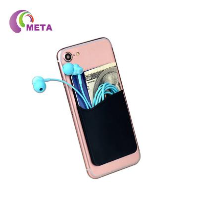 China Sticky On The Back Of 3M Custom Adhesive Smart Phone Holder Sticker Rubber Phone Case Wallet for sale