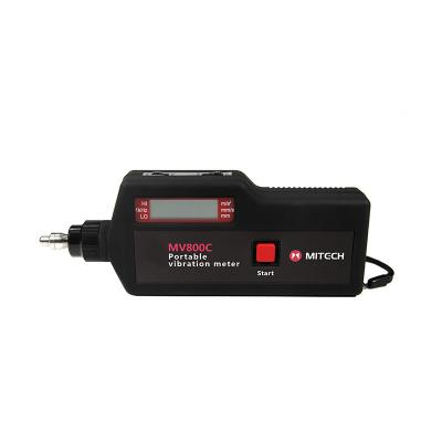 China MITECH High Precision Portable Vibration Meter Equips Reliable Ring Accelerometer MV800C for sale